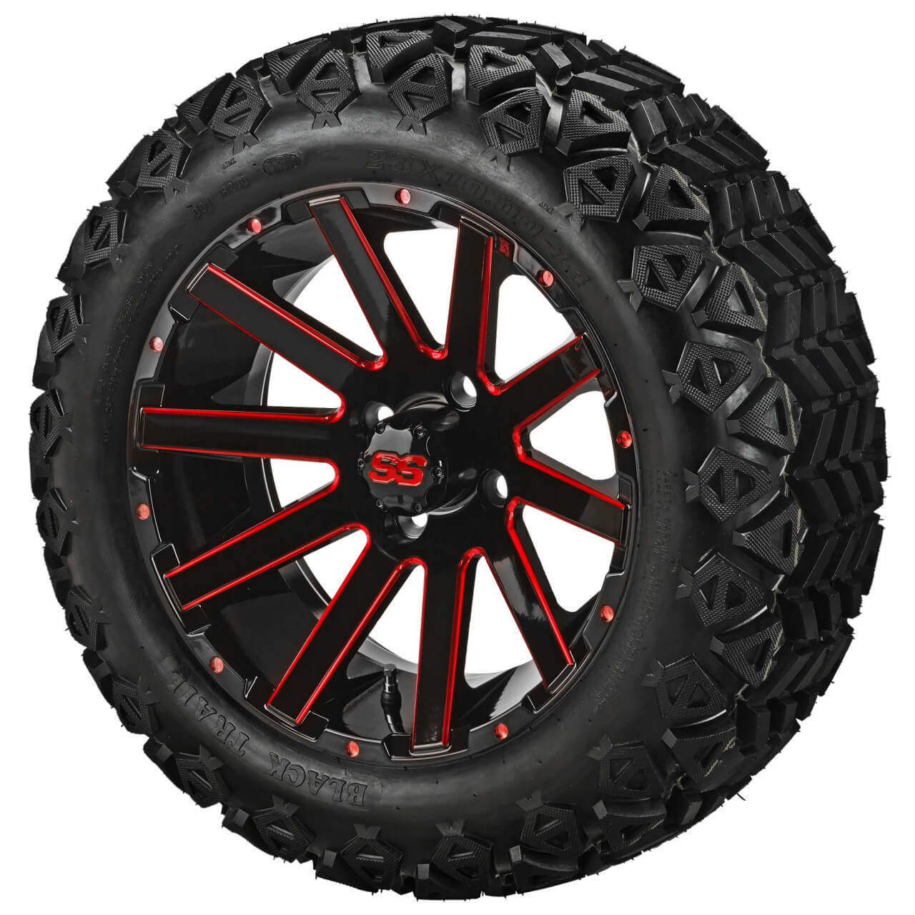 04 Best Golf Cart Wheels 14 inch VENOM and 23x10-14 All Terrain Golf Cart Tires