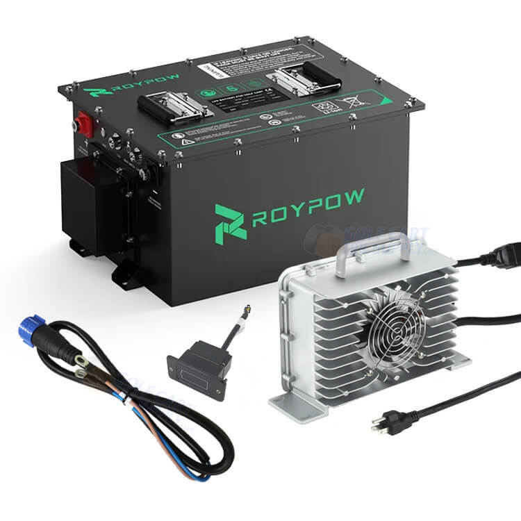 RoyPow Lithium Golf Cart Battery Bundle