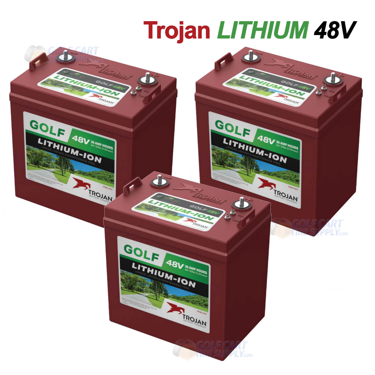 Trojan lithium golf cart batteries