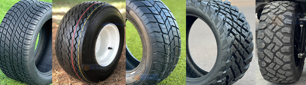 Collage of Best Golf Cart Tires 2025