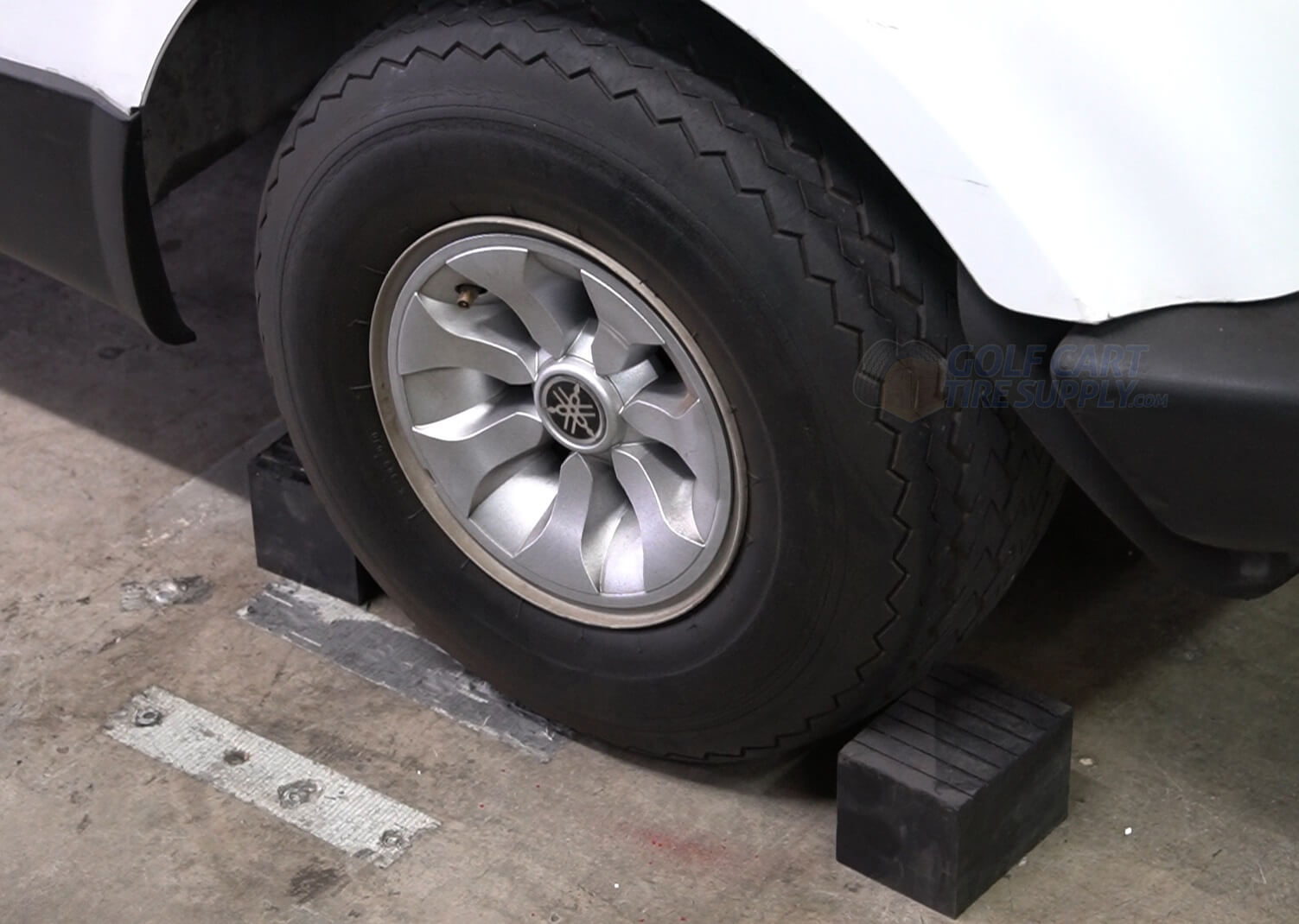 Golf Cart Wheel Chocks to Prevent Rolling