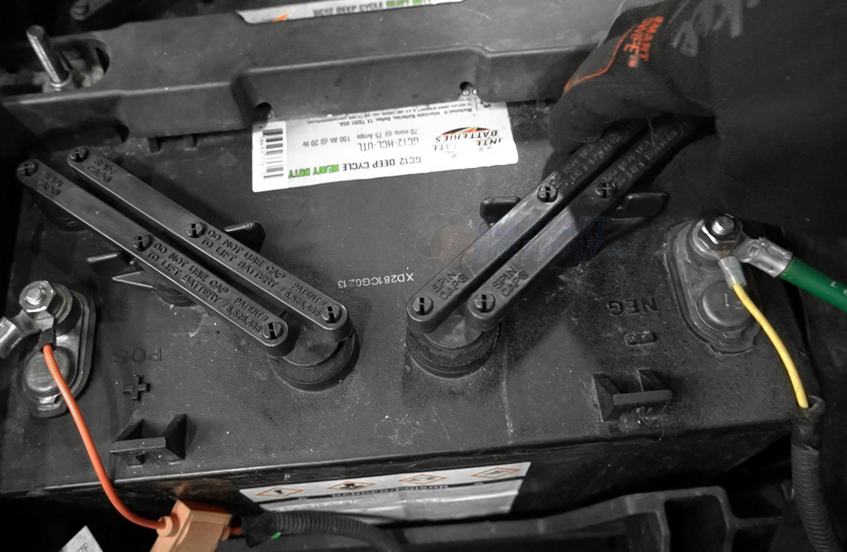 Remove Golf Cart Battery Caps